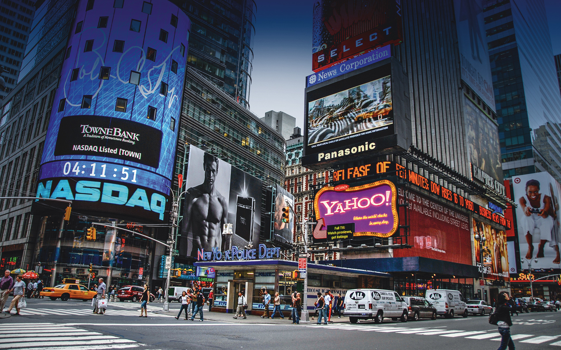 Times Square in New York (Farbraum FOGRA39)